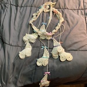 Crochet mobile for baby crib